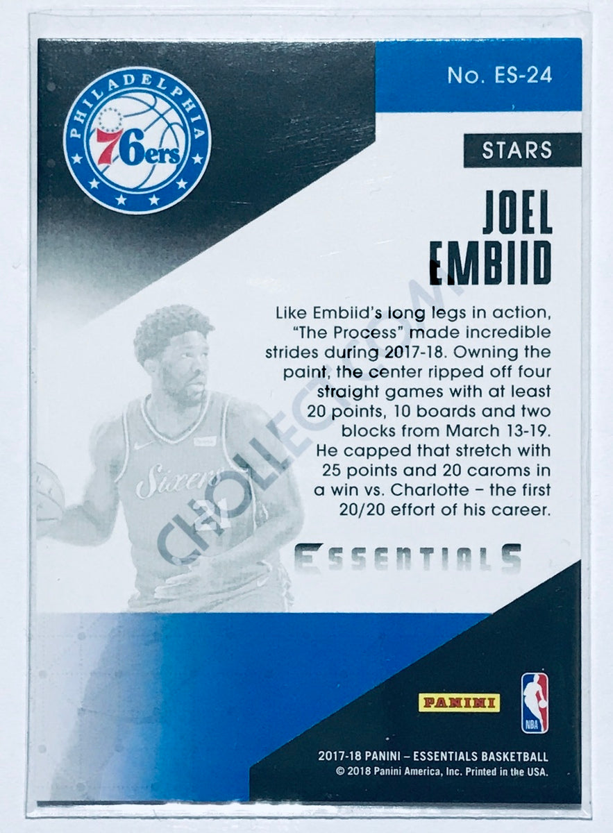 Joel Embiid - Philadelphia 76ers 2017-18 Panini Essentials Stars #24