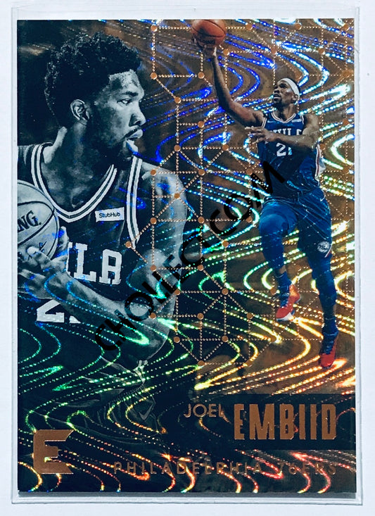 Joel Embiid - Philadelphia 76ers 2017-18 Panini Essentials Spiral Parallel #145