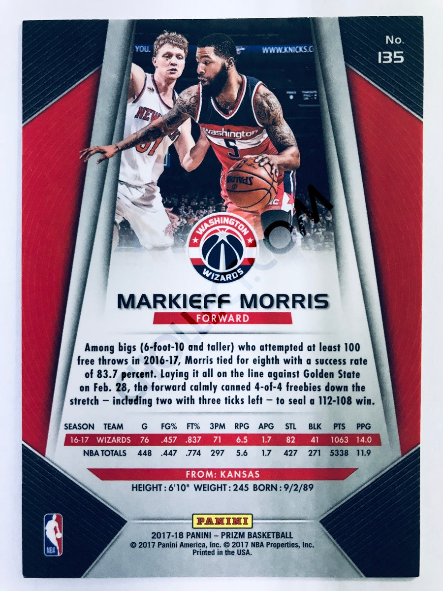Markieff Morris - Washington Wizards 2017-18 Panini Prizm #135