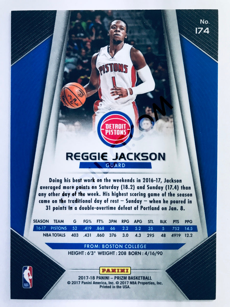 Reggie Jackson - Detroit Pistons 2017-18 Panini Prizm #174