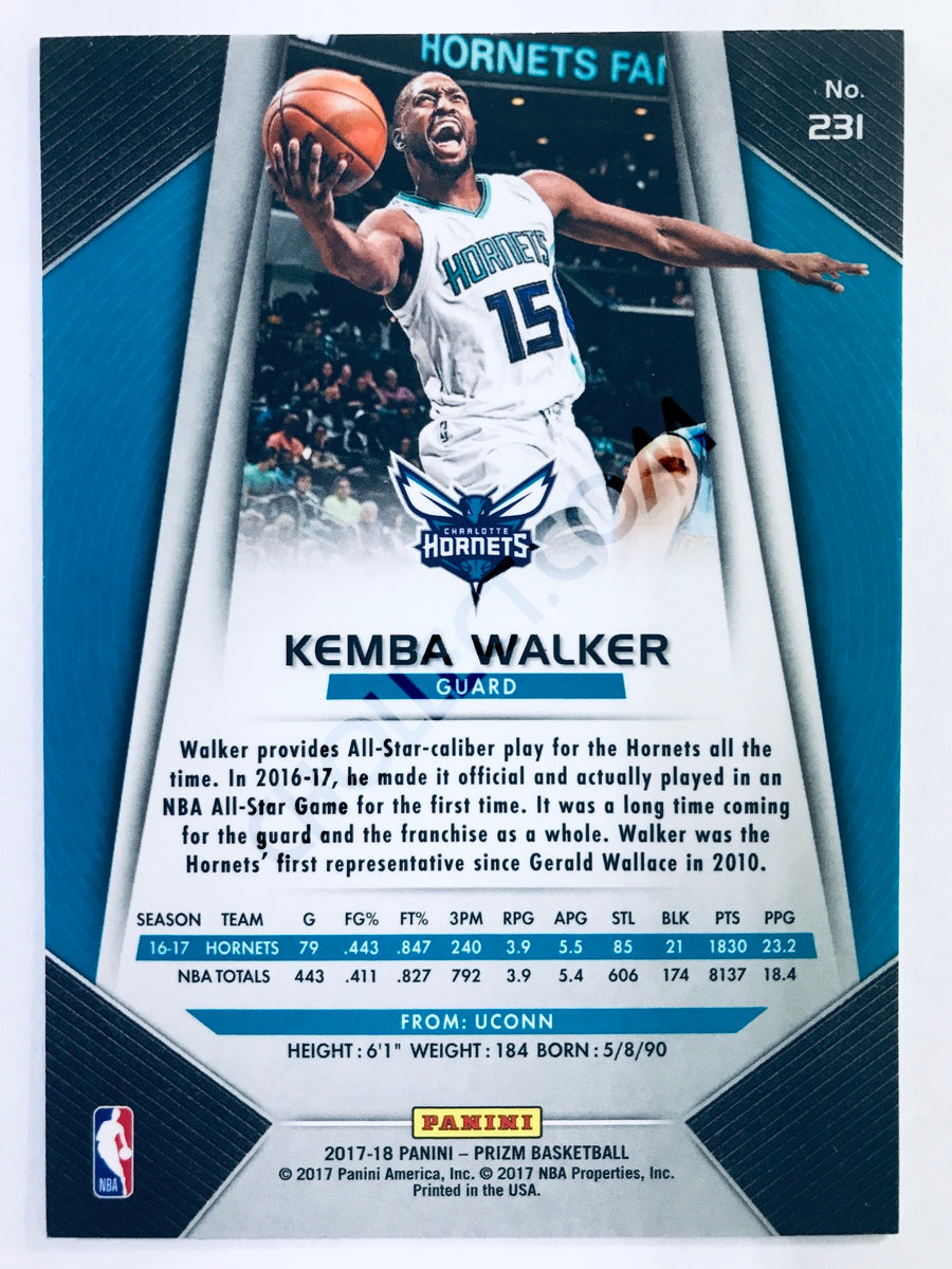 Kemba Walker - Charlotte Hornets 2017-18 Panini Prizm #231