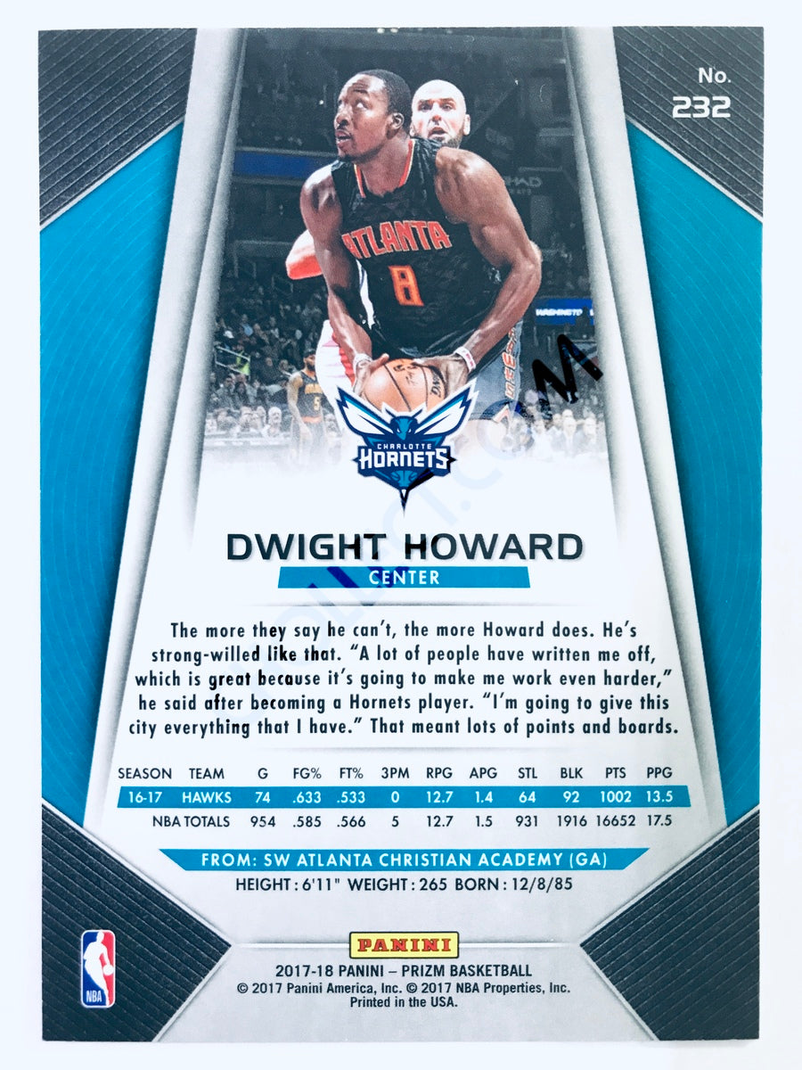 Dwight Howard - Charlotte Hornets 2017-18 Panini Prizm #232