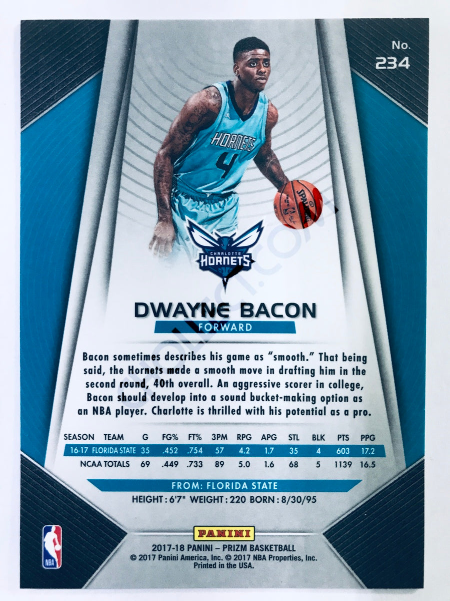 Dwayne Bacon - Charlotte Hornets 2017-18 Panini Prizm RC Rookie #234