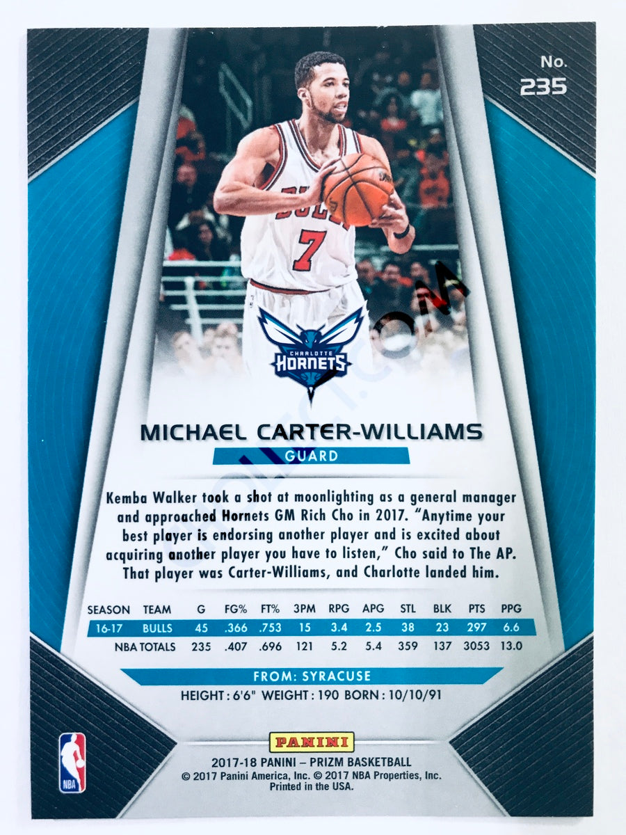 Michael Carter-Williams - Charlotte Hornets 2017-18 Panini Prizm #235