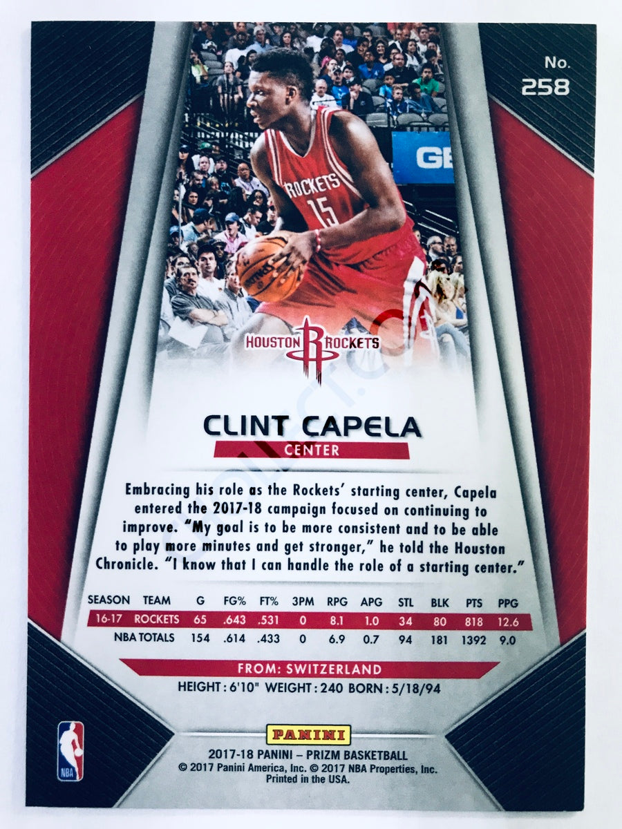 Clint Capela - Houston Rockets 2017-18 Panini Prizm #258