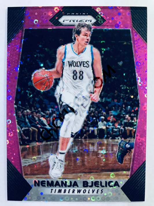 Nemanja Bjelica - Minnesota Timberwolves 2017-18 Panini Prizm #87 Fast Break Pink /50