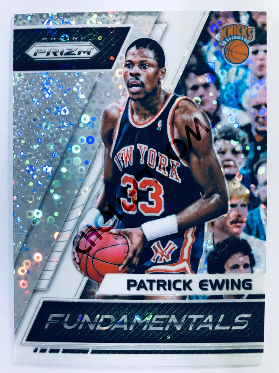 Patrick Ewing - New York Knicks 2017-18 Panini Prizm #10 Fundamentals Insert Fast Break Parallel