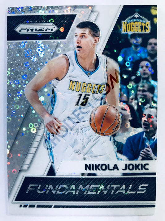 Nikola Jokic - Denver Nuggets 2017-18 Panini Prizm #50 Fundamentals Insert Fast Break Parallel