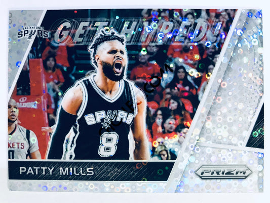 Patty Mills - San Antonio Spurs 2017-18 Panini Prizm GH-PM Get Hyped! Fast Break Parallel