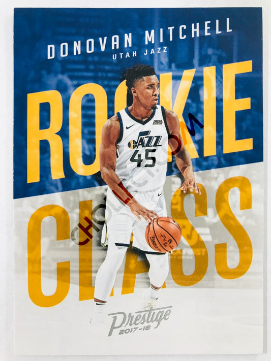 Donovan Mitchell - Utah Jazz 2017-18 Panini Prestige Rookie Class #13