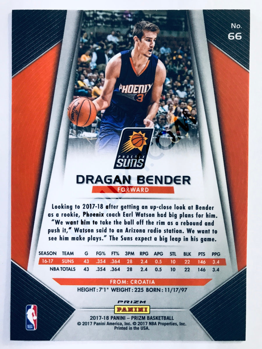 Dragan Bender - Phoenix Suns 2017-18 Panini Prizm #66 Fast Break Base Parallel