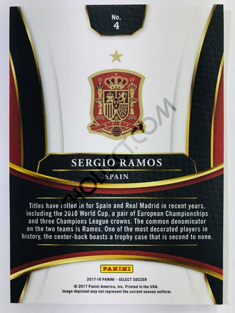 Sergio Ramos - Spain 2017-18 Panini Select #4