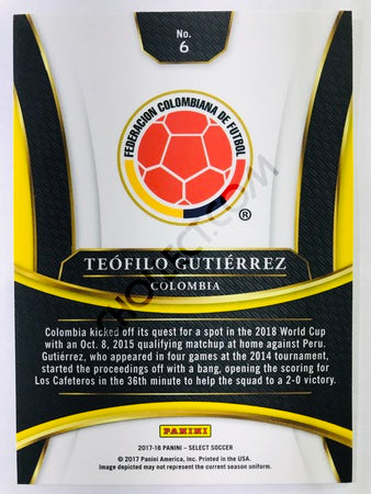 Teofilo Gutierrez - Colombia 2017-18 Panini Select #6