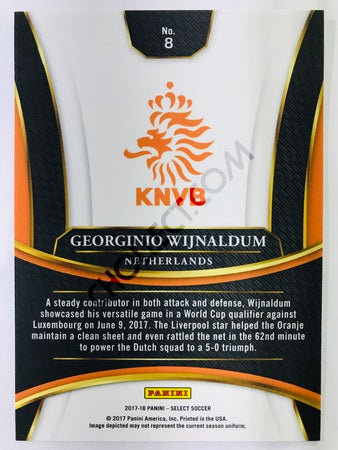 Georginio Wijnaldum - Netherlands 2017-18 Panini Select #8