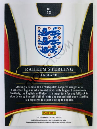 Raheem Sterling - England 2017-18 Panini Select #10