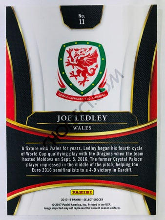 Joe Ledley - Wales 2017-18 Panini Select #11