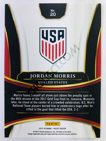 Jordan Morris - United States 2017-18 Panini Select #20