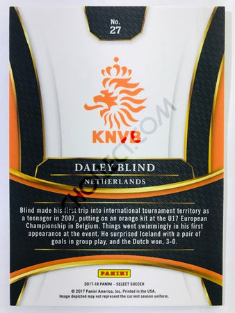Daley Blind - Netherlands 2017-18 Panini Select #27
