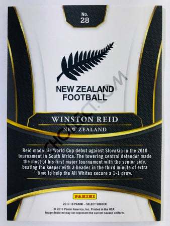 Winston Reid - New Zealand 2017-18 Panini Select #28