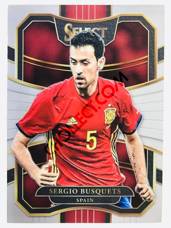 Sergio Busquets - Spain 2017-18 Panini Select #32