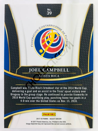 Joel Campbell - Costa Rica 2017-18 Panini Select #39