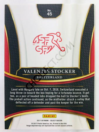 Valentin Stocker - Switzerland 2017-18 Panini Select #45