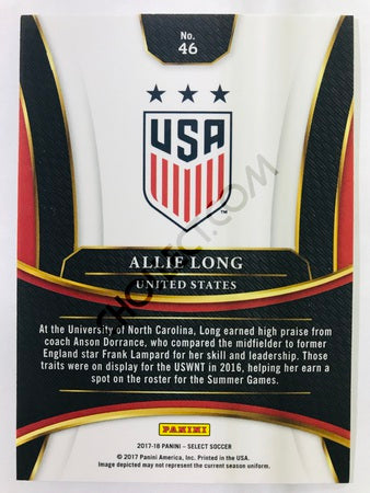 Allie Long - United States 2017-18 Panini Select #46