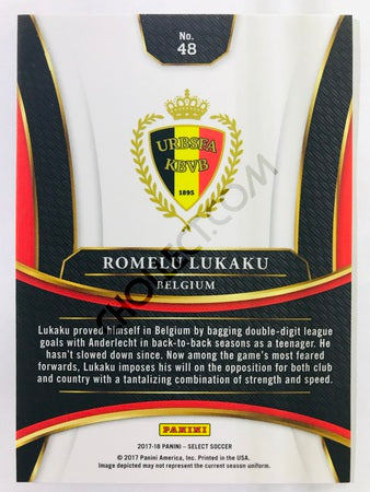 Romelu Lukaku - Belgium 2017-18 Panini Select #48