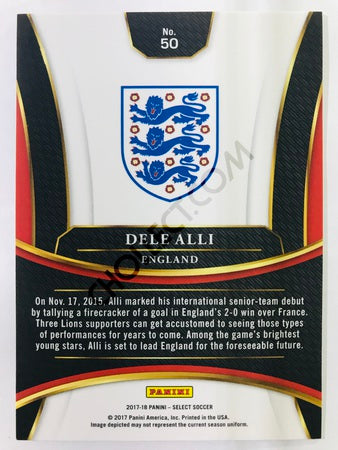 Dele Alli - England 2017-18 Panini Select #50