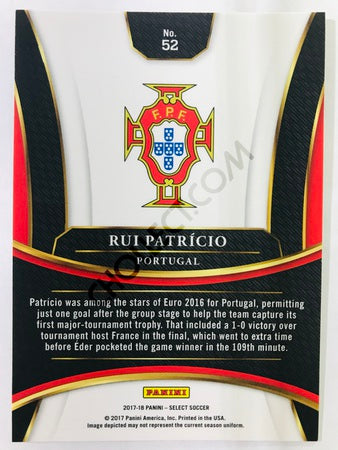 Rui Patricio - Portugal 2017-18 Panini Select #52