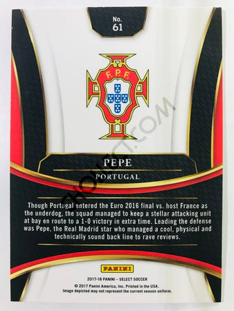 Pepe - Portugal 2017-18 Panini Select #61