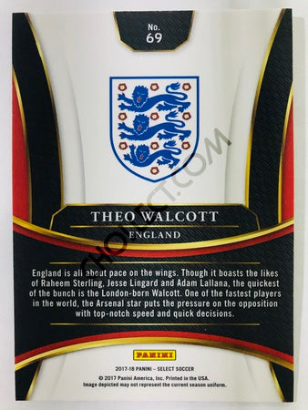 Theo Walcott - England 2017-18 Panini Select #69