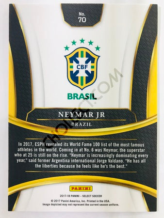 Neymar Jr - Brazil 2017-18 Panini Select #70