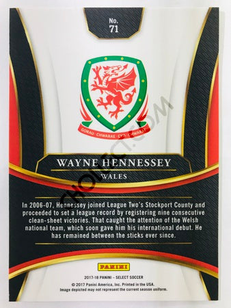 Wayne Hennessey - Wales 2017-18 Panini Select #71