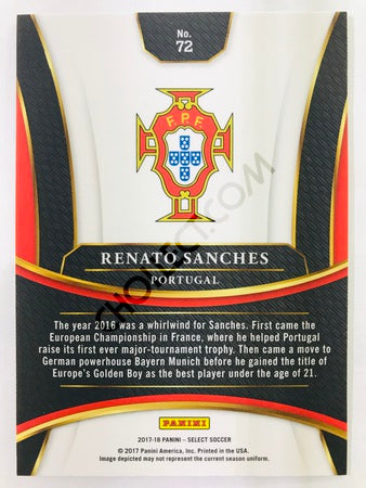 Renato Sanches - Portugal 2017-18 Panini Select #72