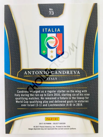 Antonio Candreva - Italy 2017-18 Panini Select #73