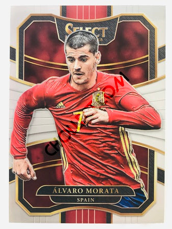 Alvaro Morata - Spain 2017-18 Panini Select #74