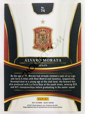 Alvaro Morata - Spain 2017-18 Panini Select #74