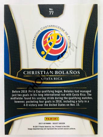 Christian Bolanos - Costa Rica 2017-18 Panini Select #77