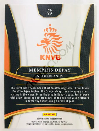 Memphis Depay - Netherlands 2017-18 Panini Select #79