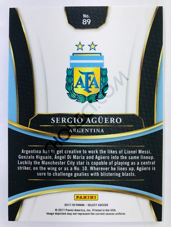 Sergio Aguero - Argentina 2017-18 Panini Select #89