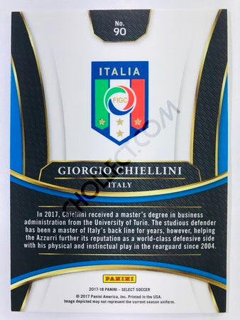 Giorgio Chiellini - Italy 2017-18 Panini Select #90