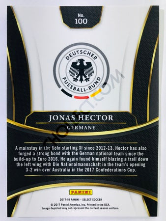 Jonas Hector - Germany 2017-18 Panini Select #100