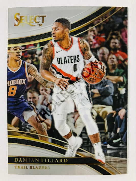 Damian Lillard - Portland Trail Blazers 2017-18 Panini Select Courtside #212