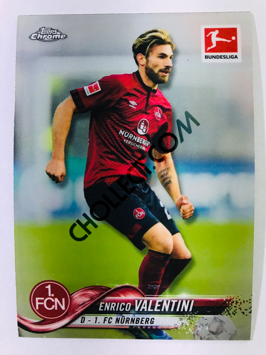 Enrico Valentini - 1. FC Nurnberg 2018-19 Topps Chrome Bundesliga #8