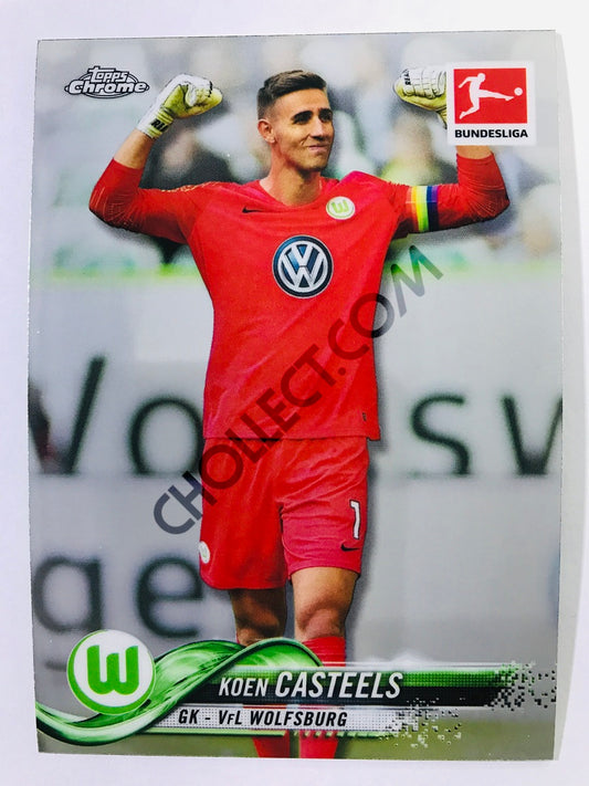 Koen Casteels - VfL Wolfsburg 2018-19 Topps Chrome Bundesliga #11