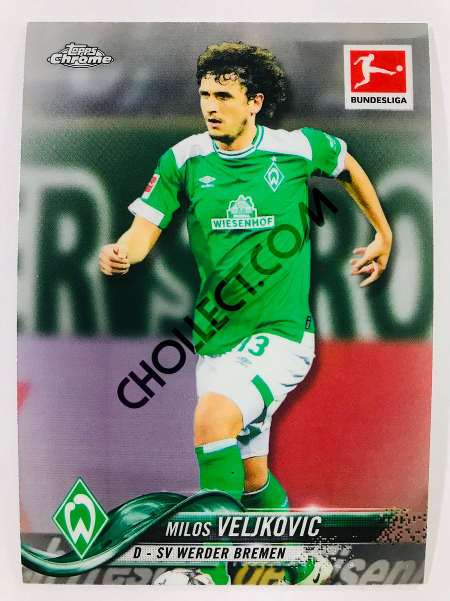 Milos Veljkovic - SV Werder Bremen 2018-19 Topps Chrome Bundesliga #30