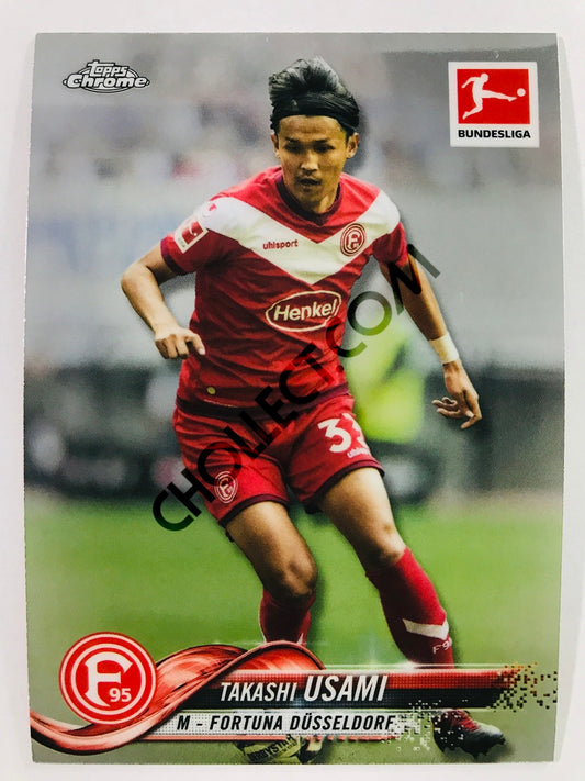 Takashi Usami - Fortuna Dusseldorf 2018-19 Topps Chrome Bundesliga #31