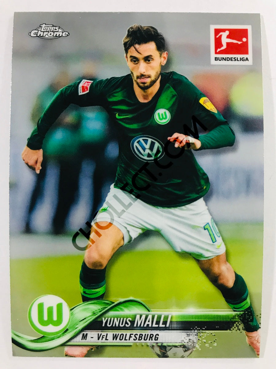 Yunus Malli - VfL Wolfsburg 2018-19 Topps Chrome Bundesliga #42