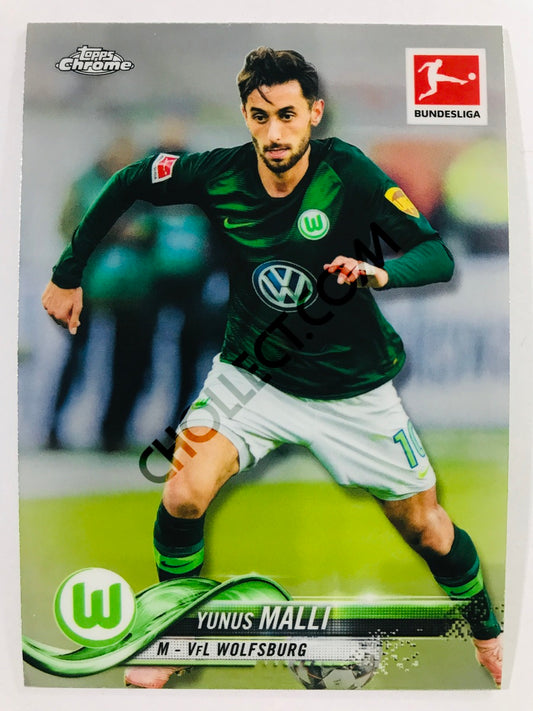 Yunus Malli - VfL Wolfsburg 2018-19 Topps Chrome Bundesliga #42